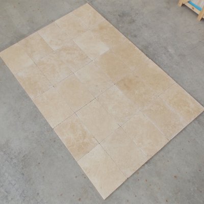 Travertine Extra Light Premium - 40,6x61x1,2 cm - Tumbled